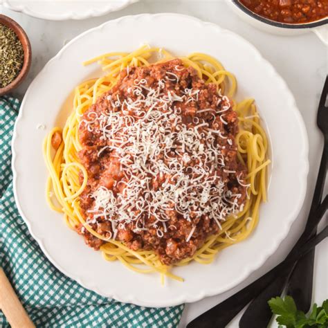 One pot spaghetti bolognese in Ninja Foodi.